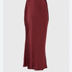 Zara slip skirt, burgundy/wine color